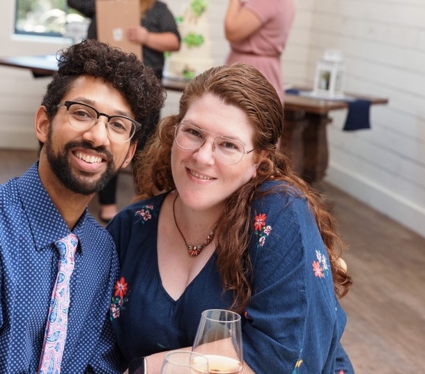 Picture of Rikki with her husband, Sam